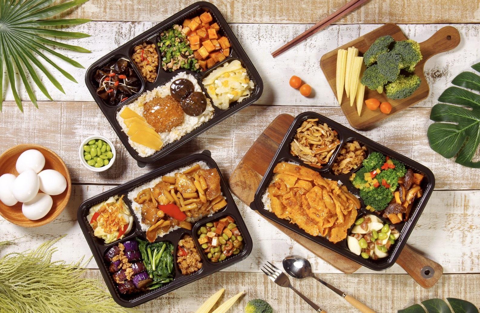 台北天成大飯店推出各式150～500元的主廚經典錦便當。（天成飯店集團提供）