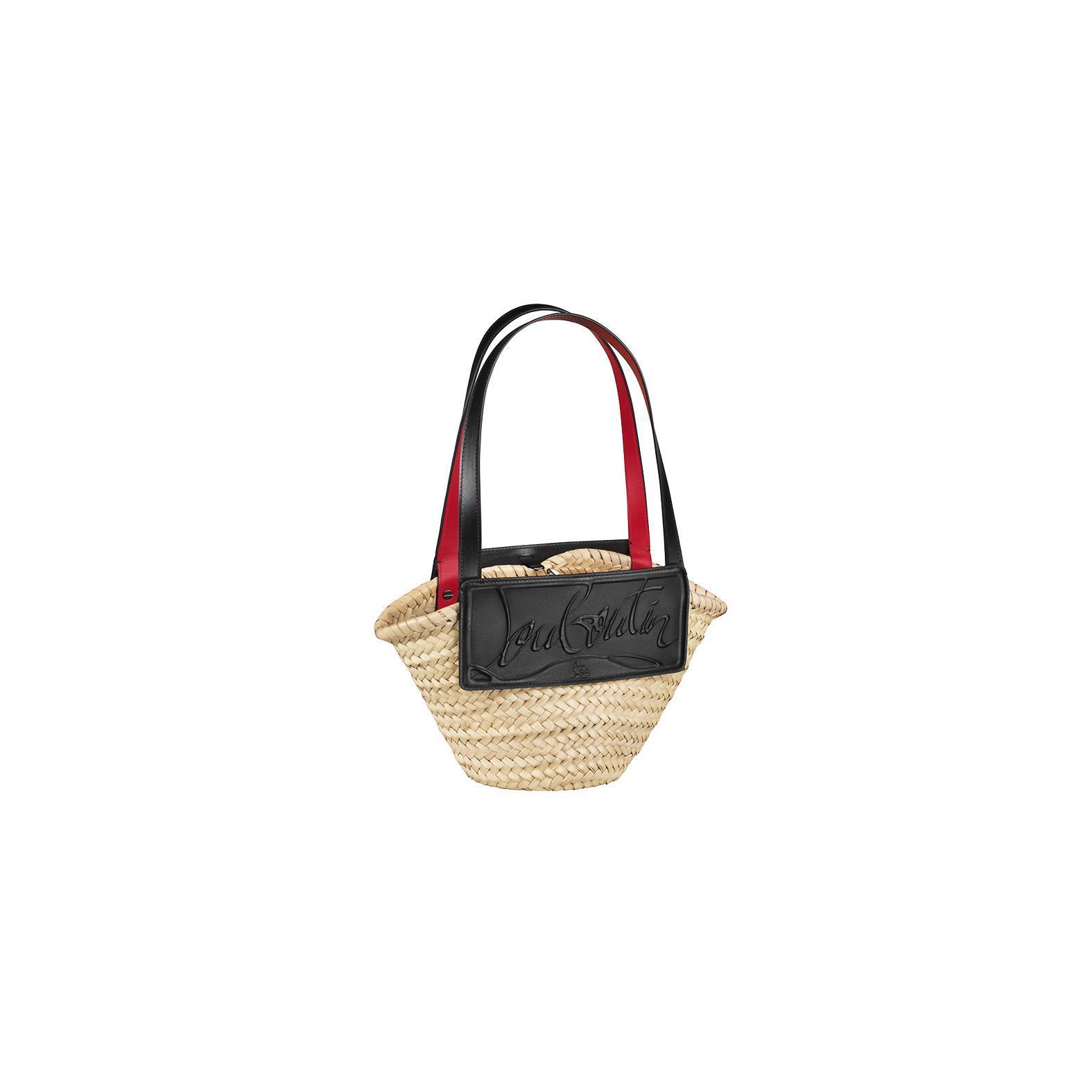 Loubishore小款草編包 NT$19,000 Christian Louboutin。（Christian Louboutin提供）