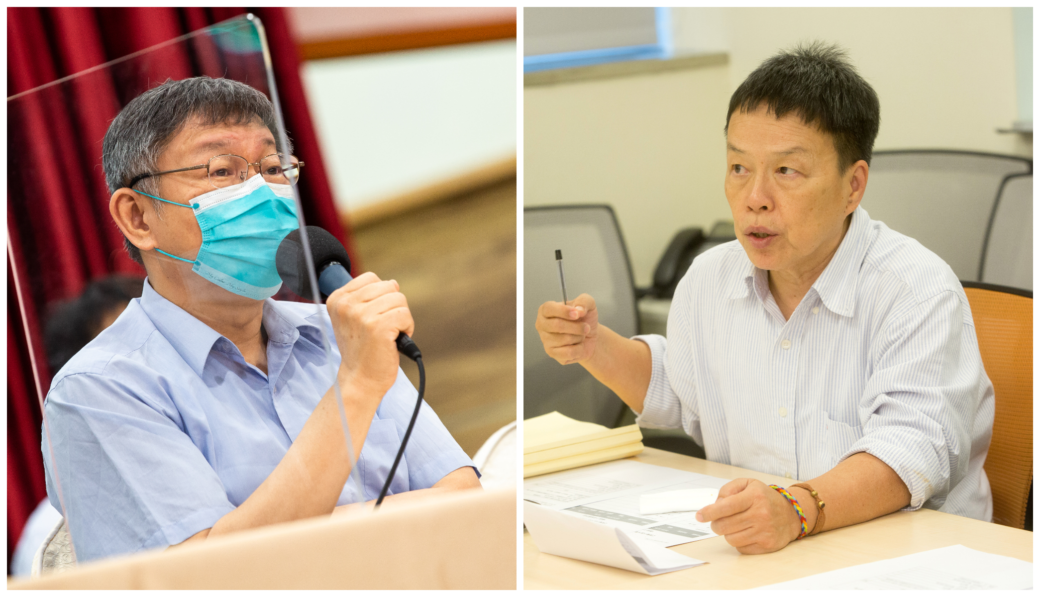 王小棣（右圖）針對柯文哲（左圖）發言發表看法。（本刊資料照）