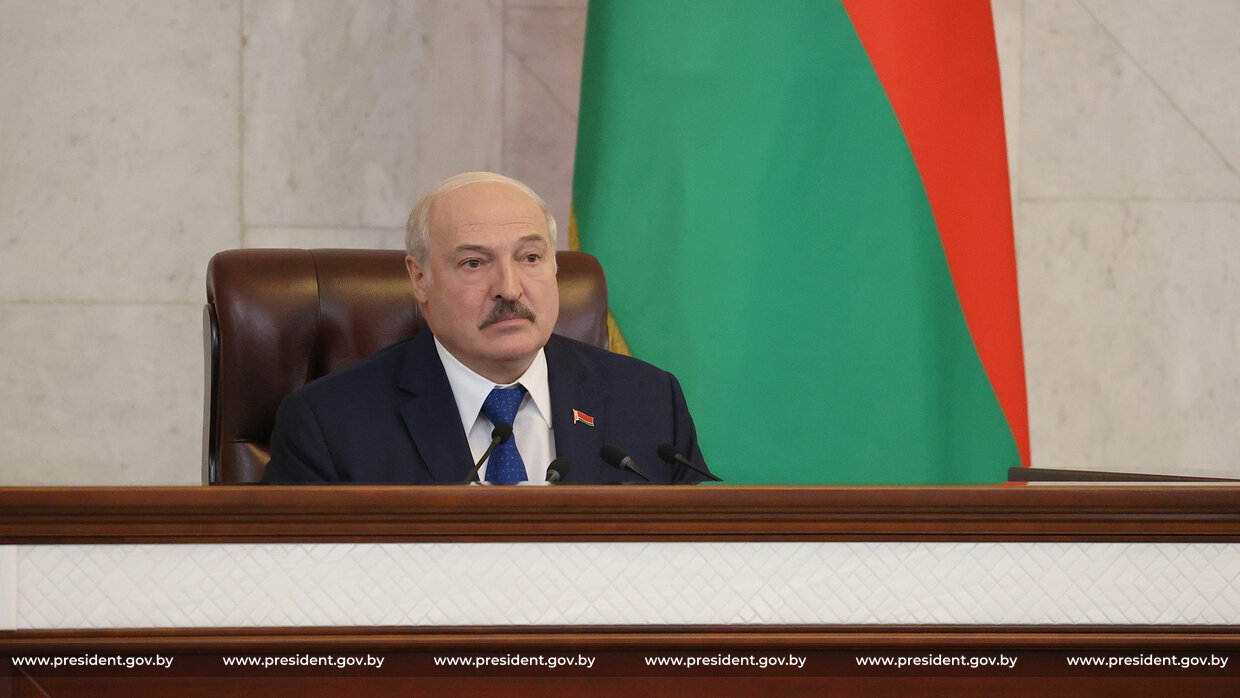 白羅斯總統被控「劫機逮人」，引發歐美國家譴責制裁。（翻攝自白羅斯總統府官網）