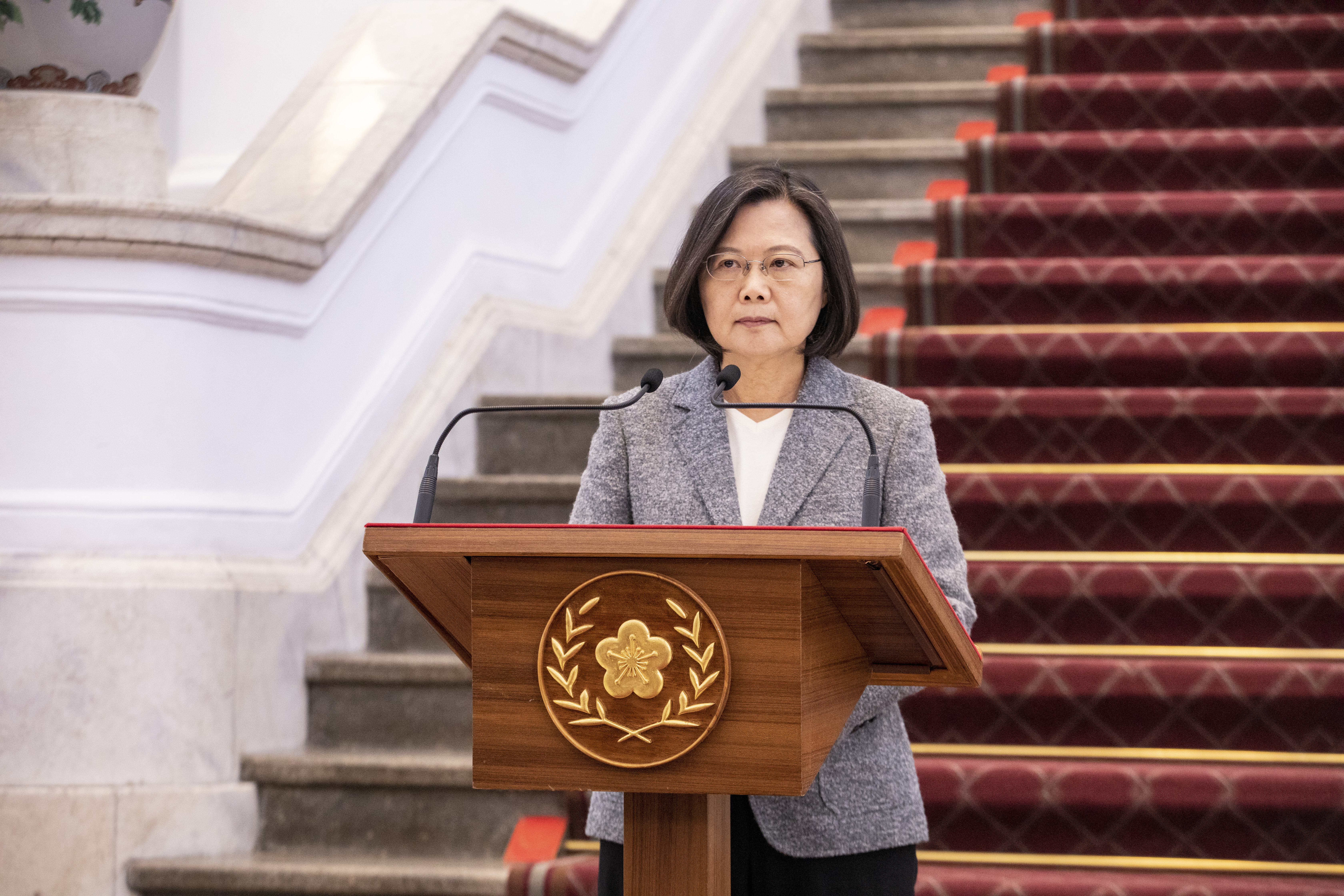 蔡英文表示台灣會繼續為全球健康做出貢獻。（本刊資料照）