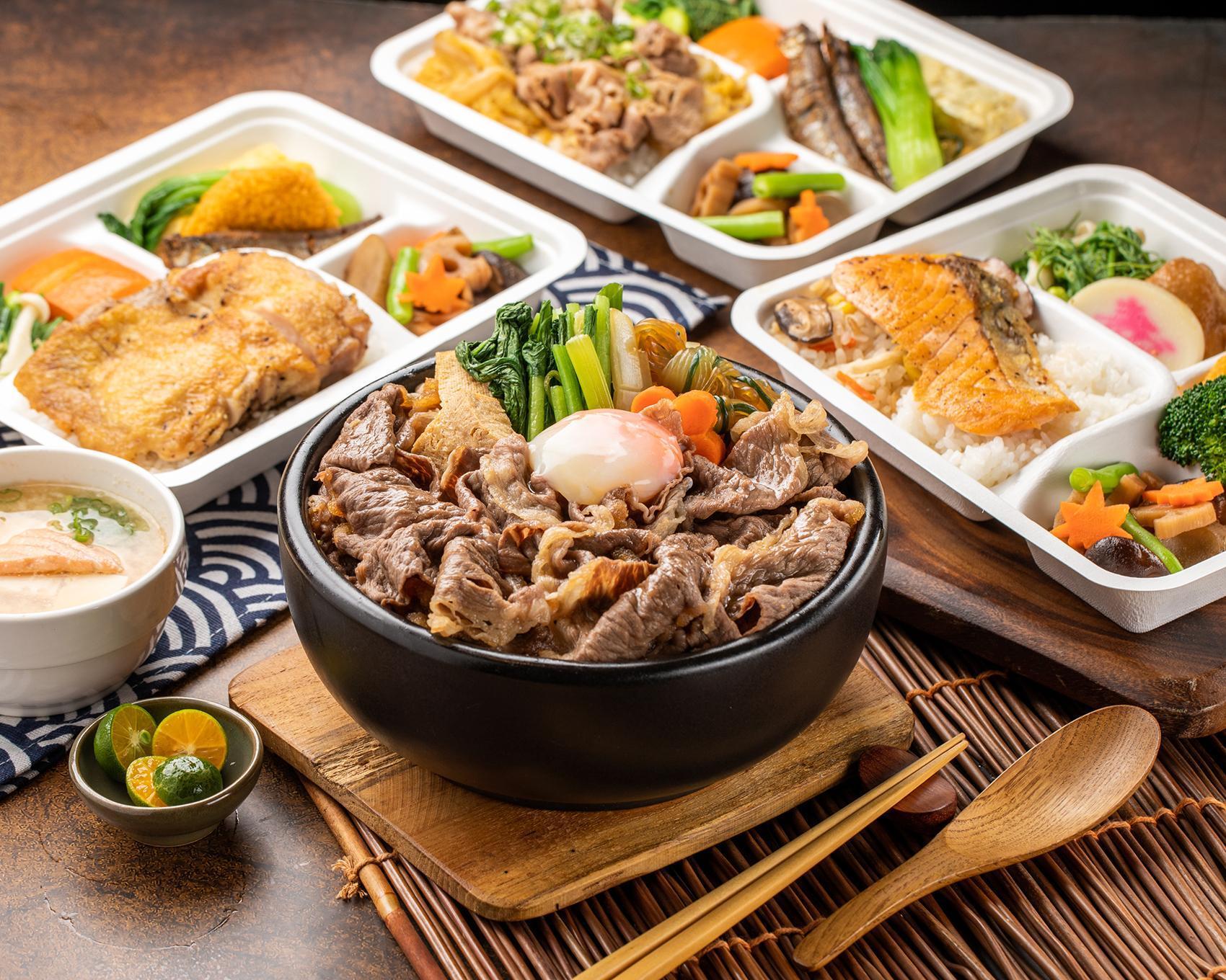 欣葉日本料理推出多款外帶餐盒，包括祝賀新垣＆星野新婚幸福的「結衣の花嫁雙人特典」。（圖片提供KLOOK）