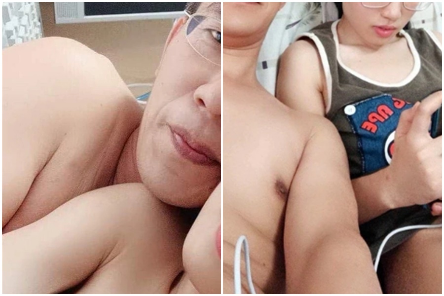 「鄂州父女瓜」爆出不倫戀，引起地方網友關注，甚至流出性愛照。（翻攝自微博）