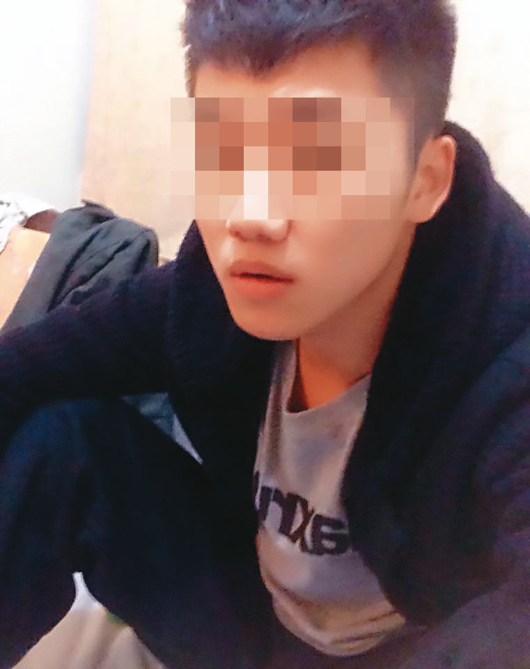 綽號「懷秋」的吳男（圖）夥同火青等近20人，將陳男打得遍體鱗傷。（讀者提供）