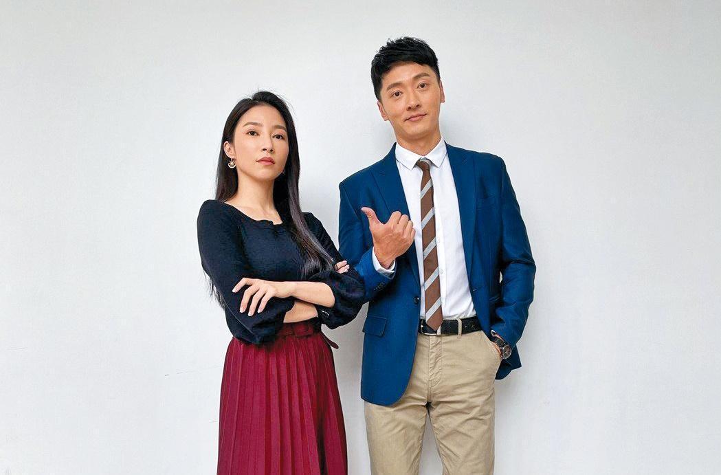 馬俊麟和張家瑋(左)在《多情城市》演出CP,還有同住汽車旅館的緋聞。(翻攝自民視)