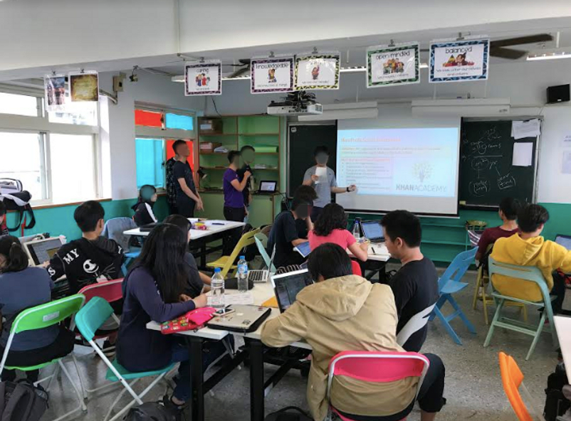 位於北投區的私立奎山中學遭爆不顧疫情執意舉辦畢業典禮，圖為2019年，非本次事件當事人。（翻攝自奎山中學官網）