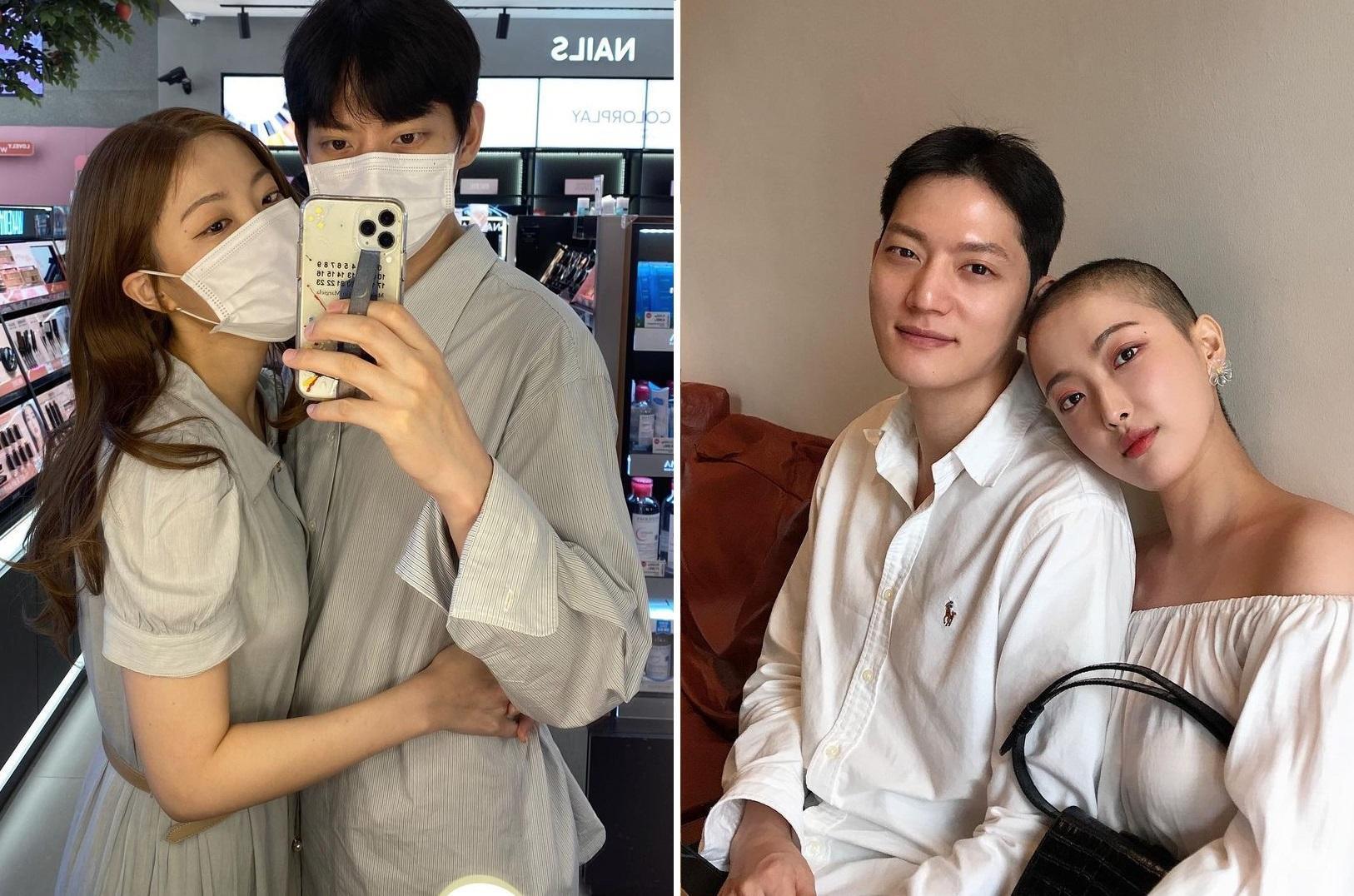 男友在晨曦成名前就一路相隨,曾以「我的謬思」親暱地稱呼晨曦。(翻攝自민건 MINGUNIG)