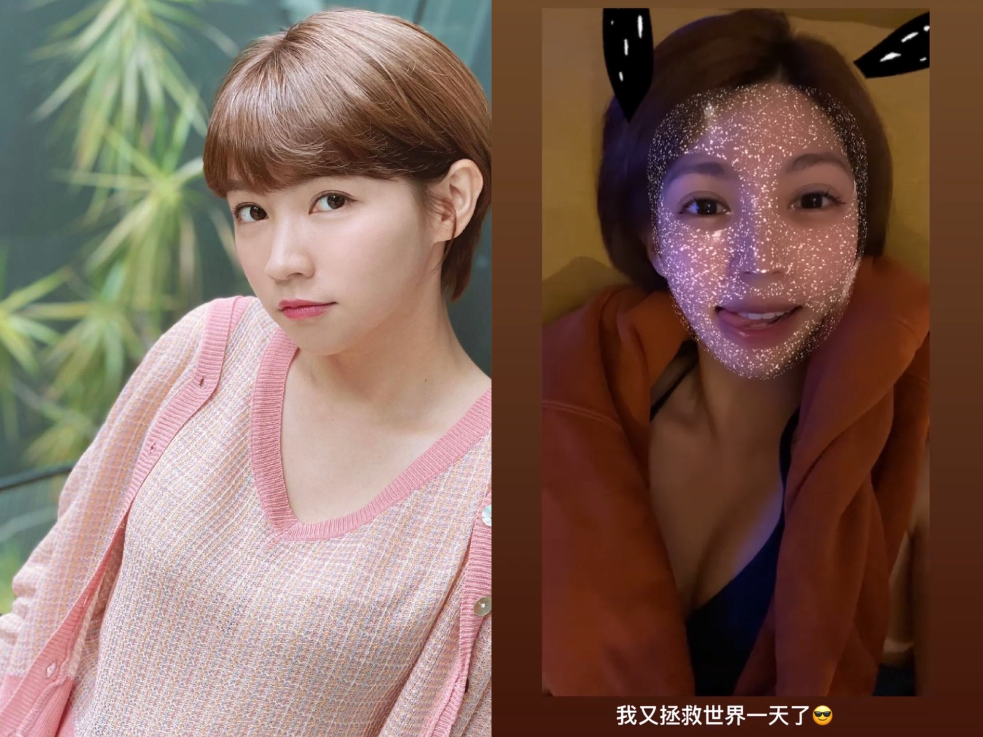 曾智希沒拍戲的時間就乖乖居家防疫。（翻攝自曾智希IG）