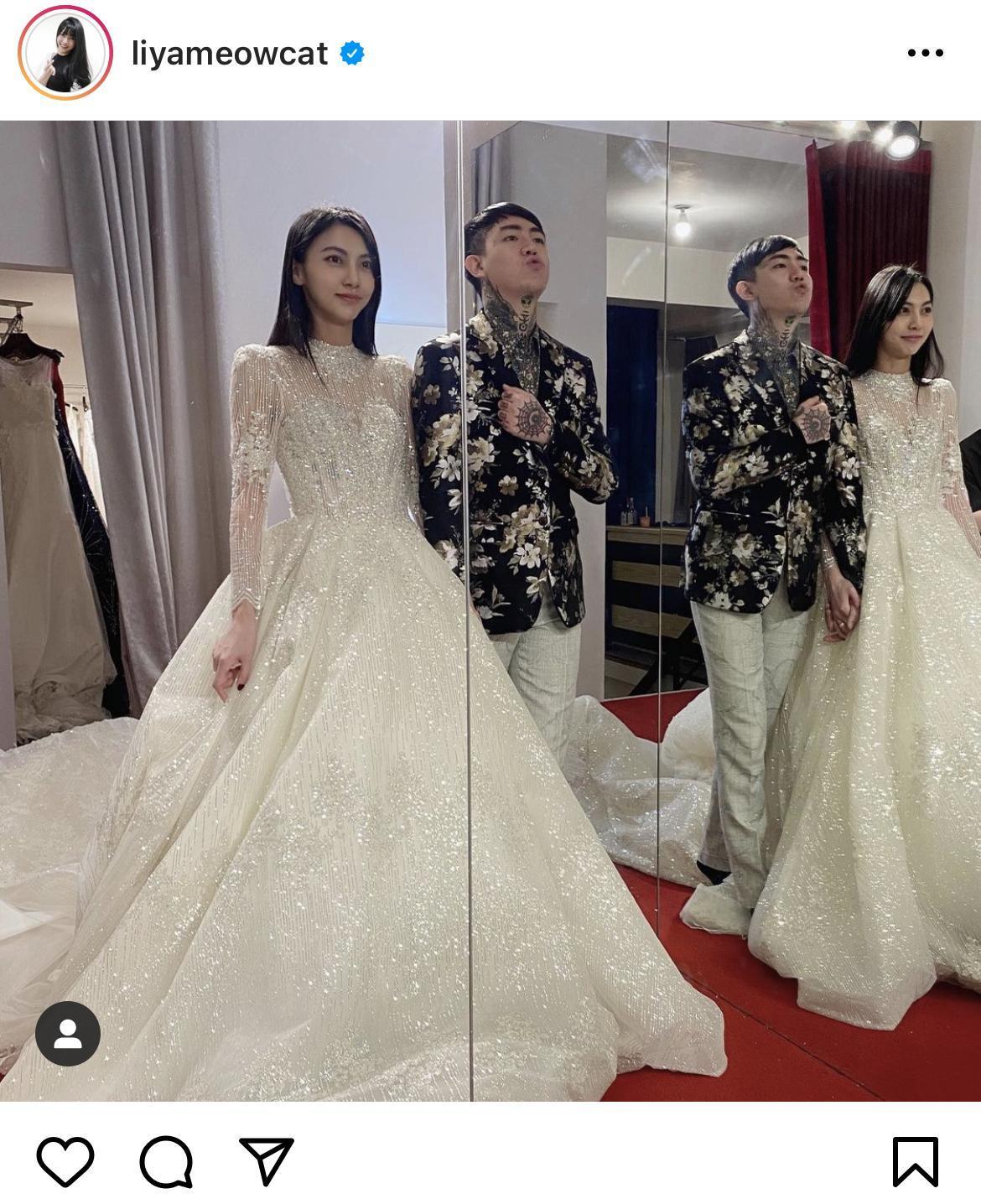 謝和弦和莉婭即將結婚。（翻攝自莉婭臉書）