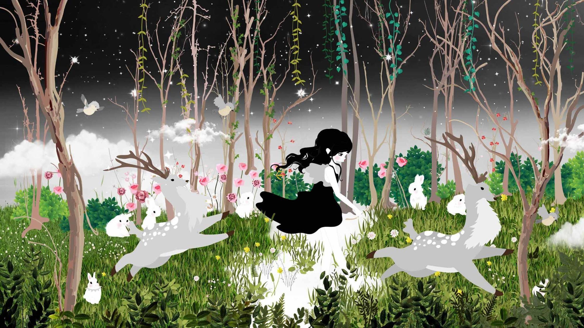 田心蕾自創「累累」插畫，除了「累累」繪本書，還發行「累累」貼圖。（瑞田音樂提供）