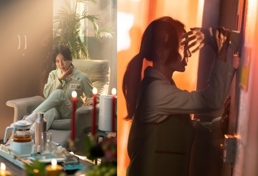 金素妍（左）與柳真的監獄生活，依然有著地位之別。（網路圖片）