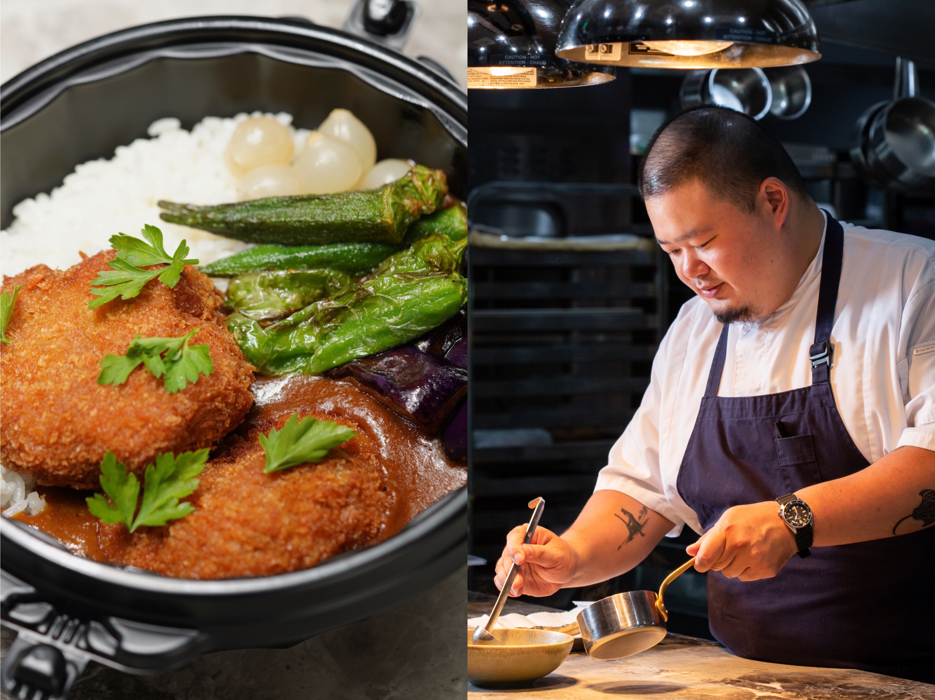 「Orchid by Nobu Lee蘭餐廳」主廚李信男特製外帶咖哩飯，有童年的美好記憶。