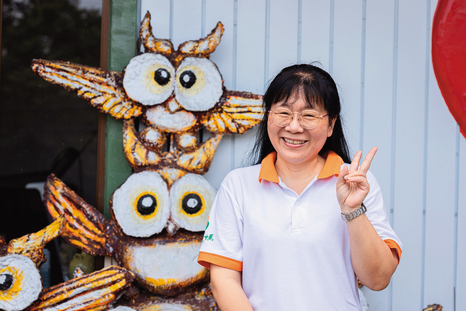 老闆娘林仙隔從小夢想就是開一家冰店，現在終於如願。