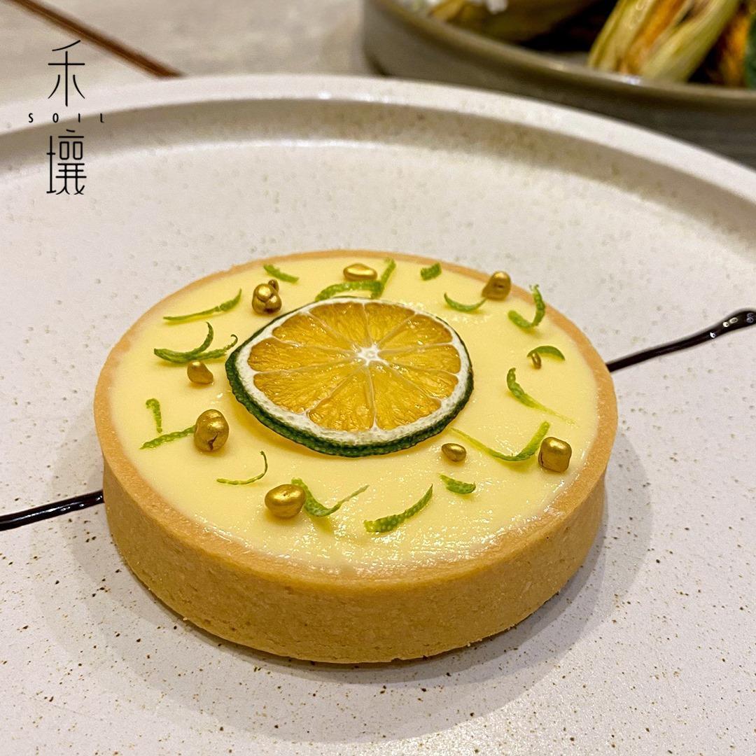 禾壤新推出的宅配甜點「檸檬塔」，很適合炎炎夏日。（禾壤提供）