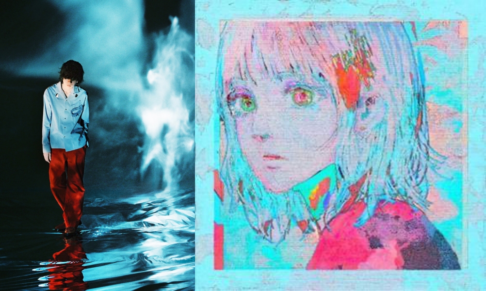 鮮少露出真面目的米津玄師，親筆繪製單曲封面。（索尼音樂提供）