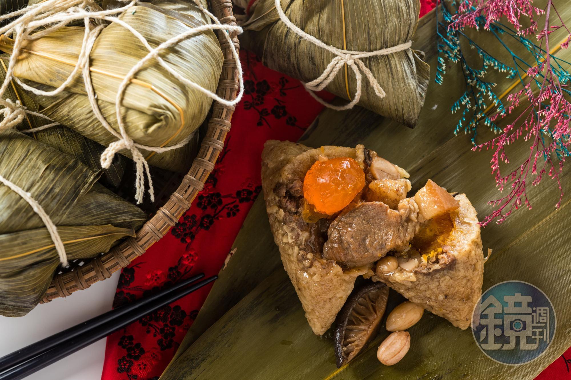 「料好實在粽」是無需蘸醬的樸實好味道。（40元／顆）