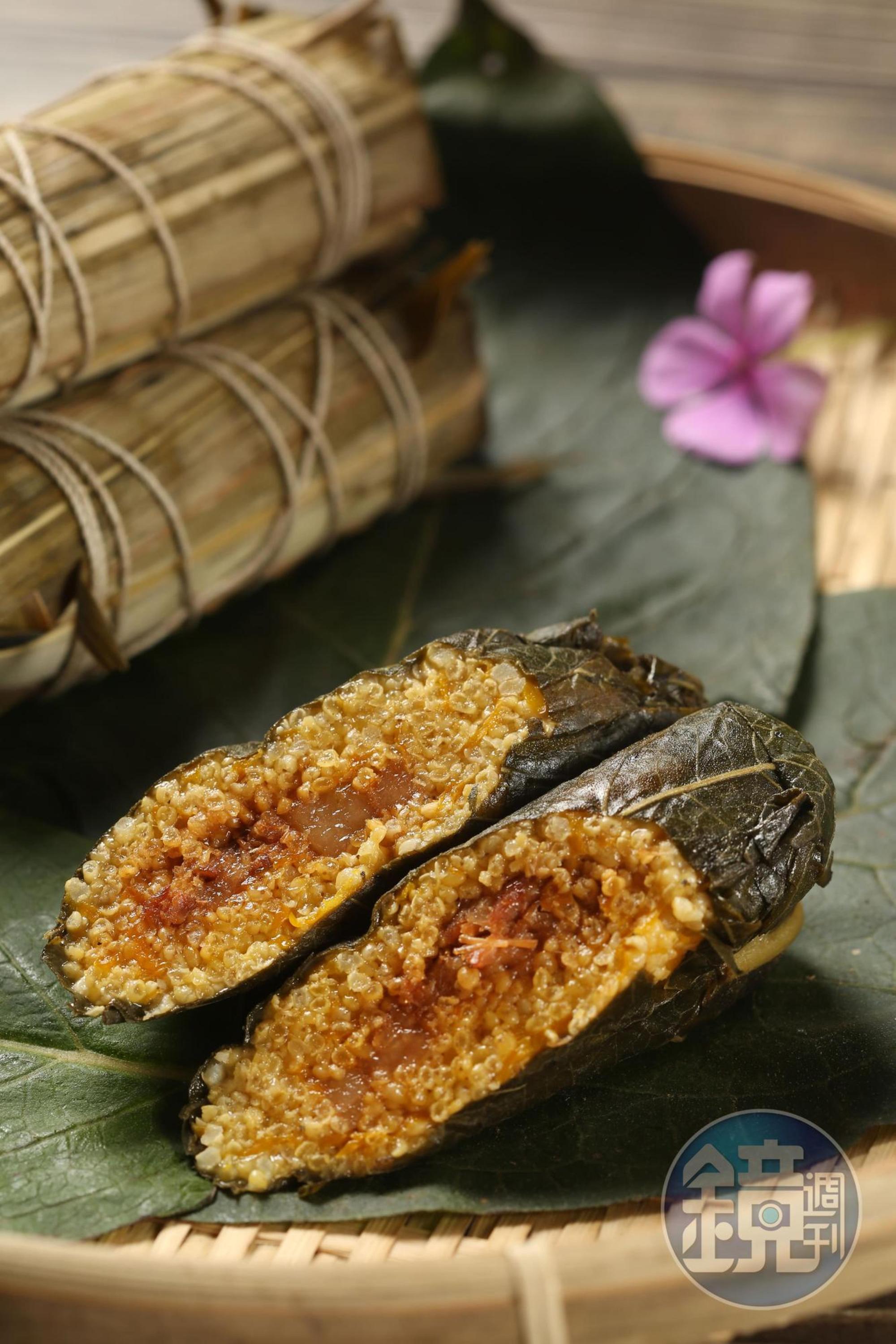 無需過多調味，「南瓜小米吉拿夫」吃得出食材原貌也不失美味。（50元／顆）
