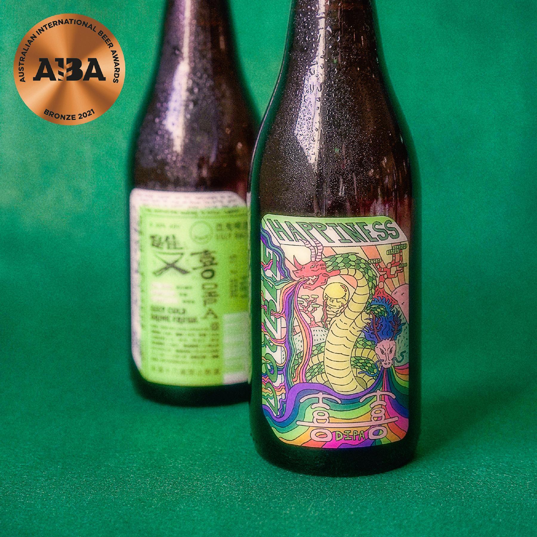 酉鬼啤酒「芭樂鹽小麥」獲得銅牌肯定。(酉鬼啤酒提供)