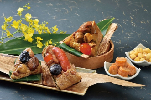 「黑橋牌經典粽子禮盒」內含4種經典口味粽。（850元／組、6顆）