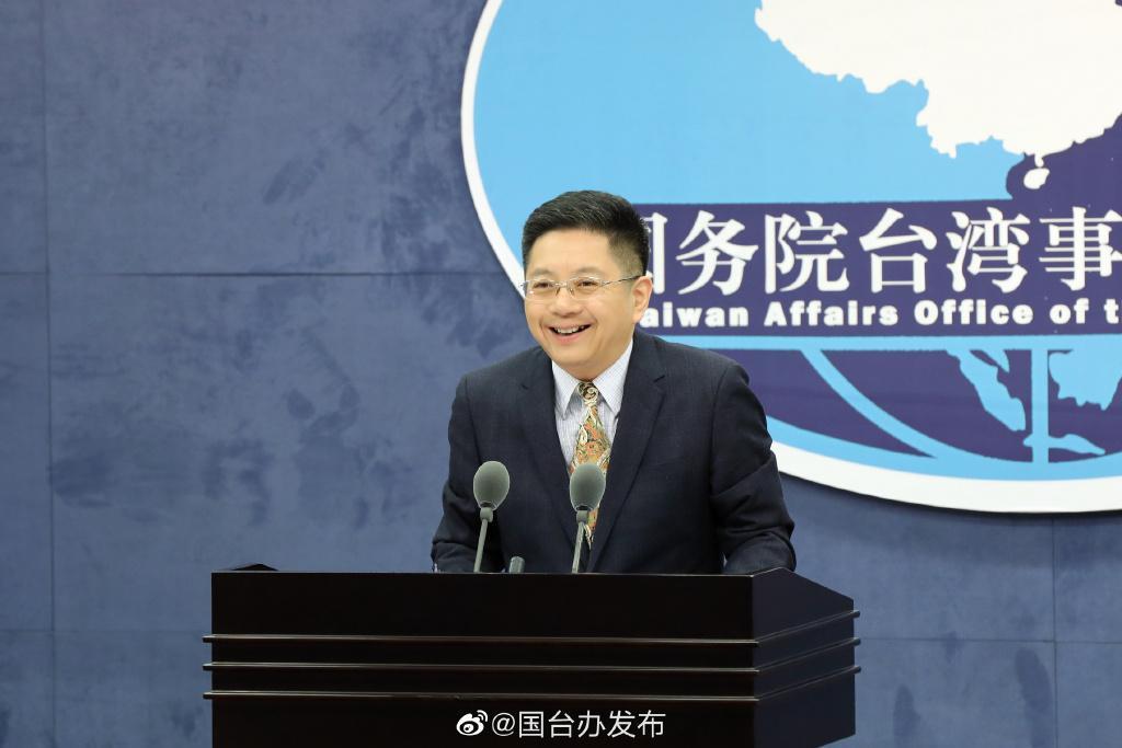 國台辦發言人馬曉光昨表示中國阻擋台灣取得疫苗根本是無中生有。(翻攝自國台辦發布微博)