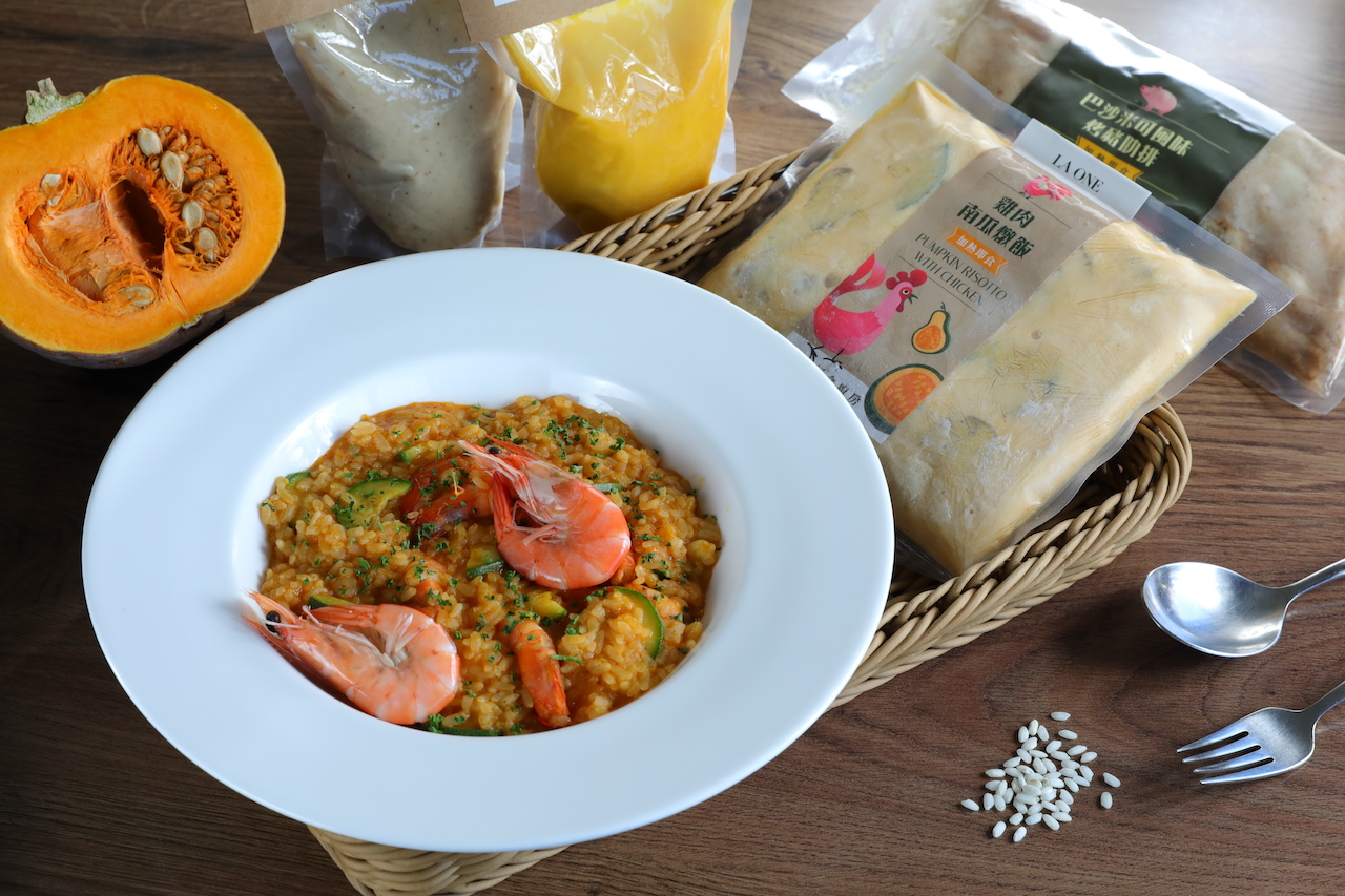 法餐南霸天簡天才研發多款冷凍鮮食包，品項囊括中西料理多樣風味。