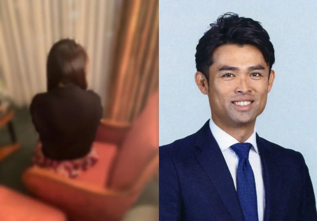 小三讚嘆豐田剛一郎擁有迷人的笑容,讓她徹底拜倒西裝褲下,對正宮始終感到抱歉。(翻攝自《NEWSポストセブン》、Medley官網)