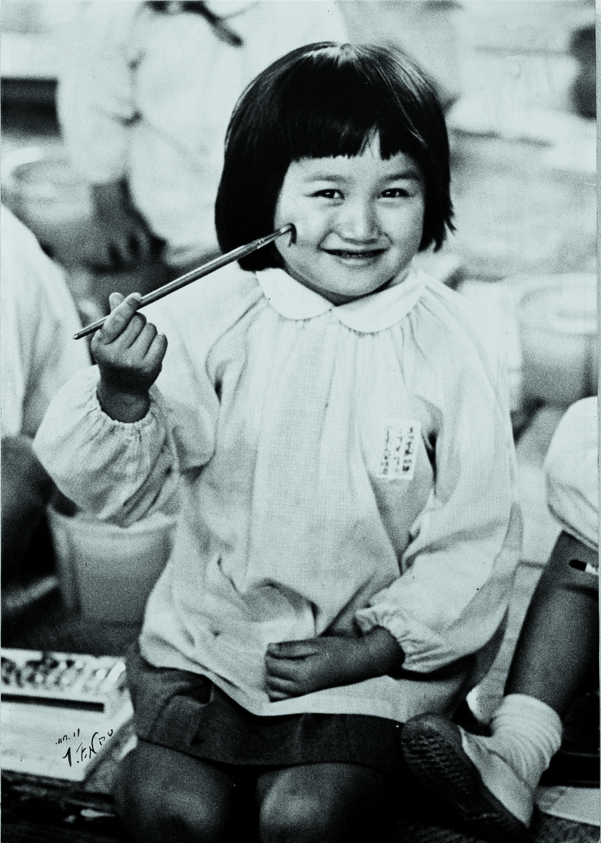 塩田千春出生在日本大阪岸和田市,是家中么女,很小就喜愛繪畫。(塩田千春提供)