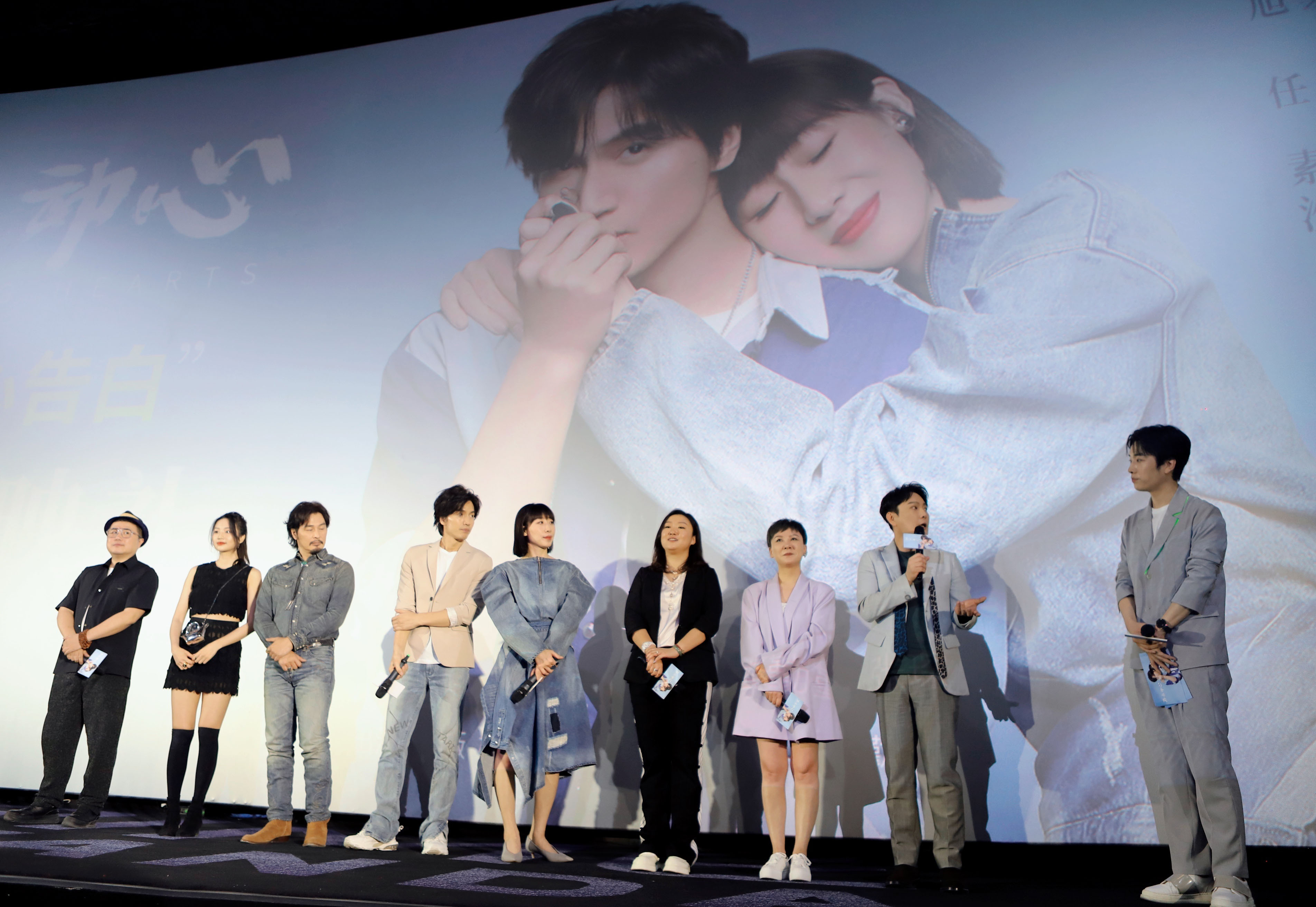 張信哲出席電影《有一點動心》首映記者會。（潮水音樂提供）