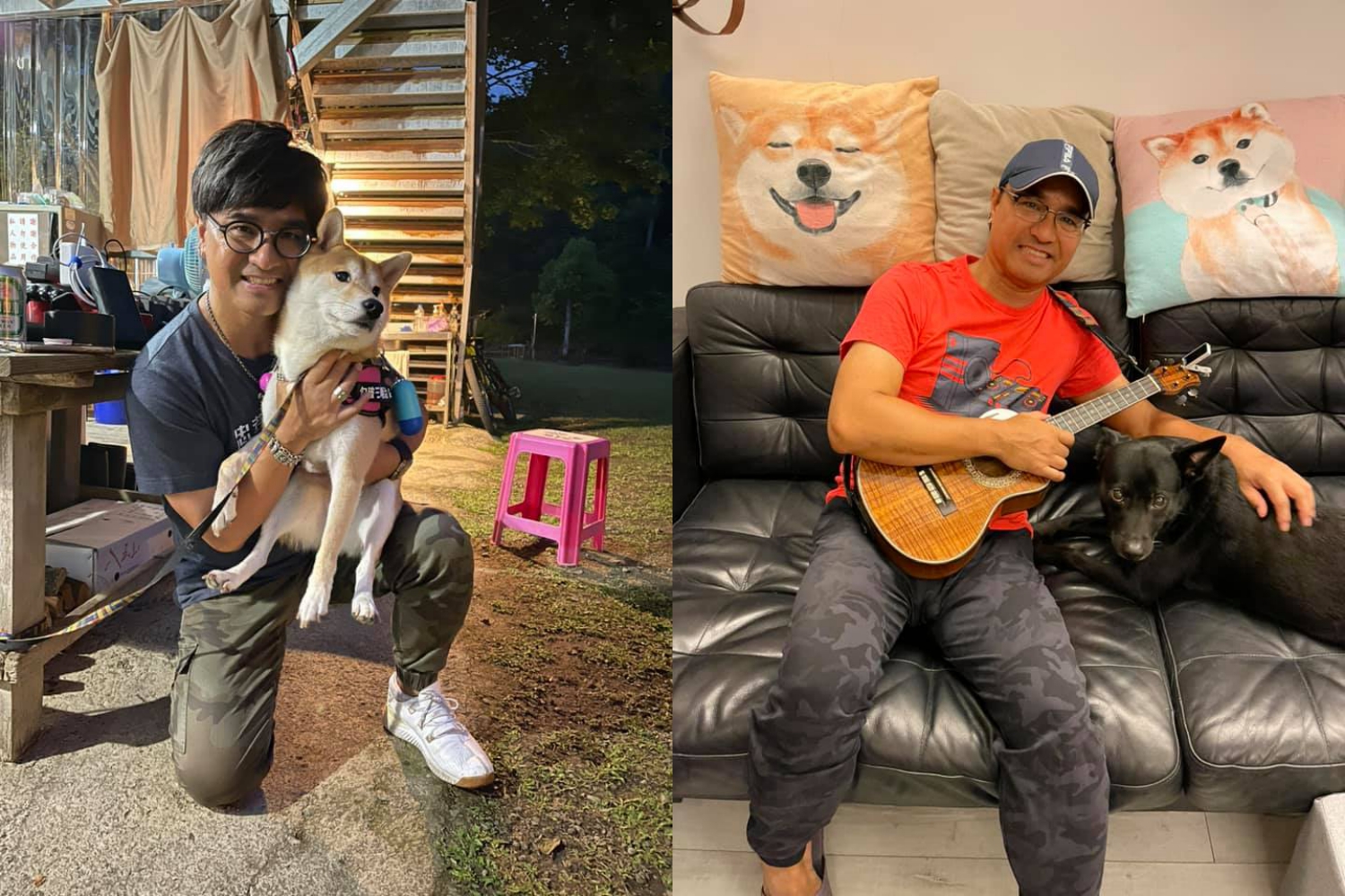 尤秋興以前是工人，家族還有很多親友在戶外做工，他心疼連吃飯就要躲躲藏藏。（翻攝自尤秋興臉書）