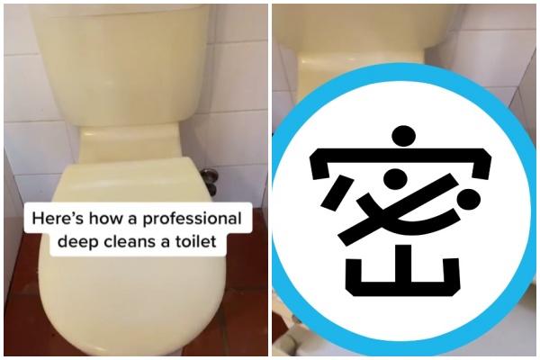 澳洲清潔專家透露，大部分人清理馬桶時，經常忽略馬桶坐墊接合處下方的「致命死角」。（翻攝自thebigcleanco TikTok）