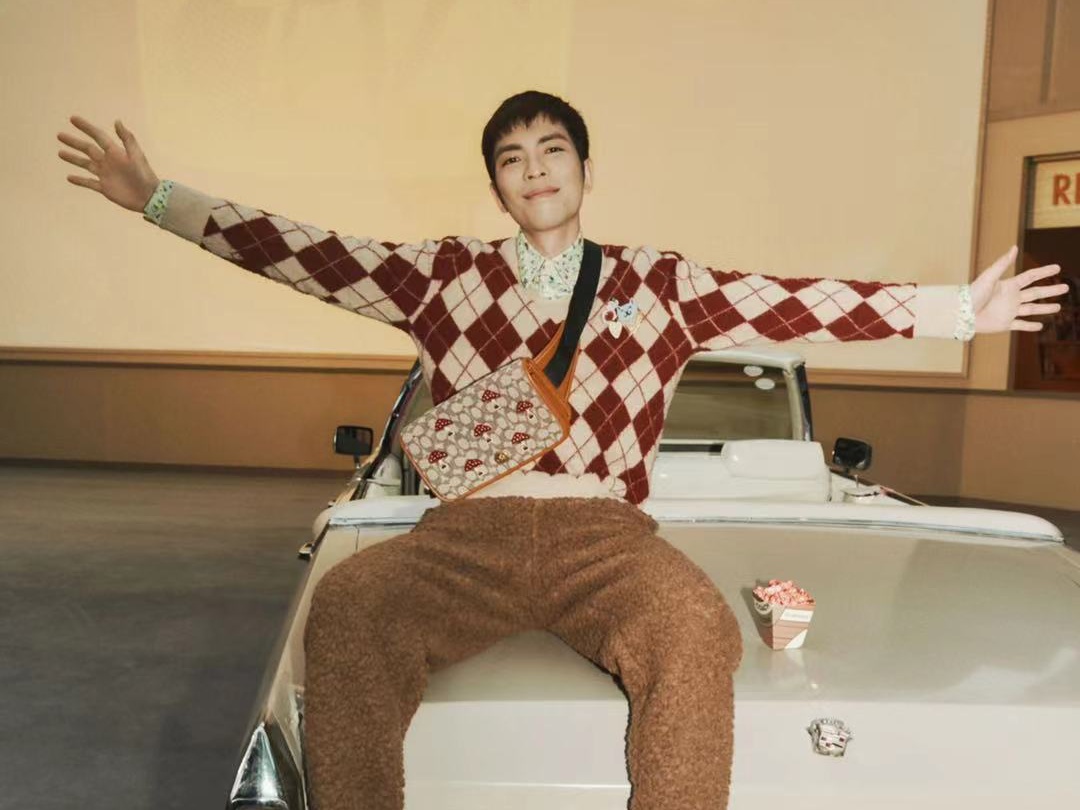 蕭敬騰受邀出席「Coach TV：Live from SHANGHAI上海實況」冬季系列時尚大秀。（COACH提供）