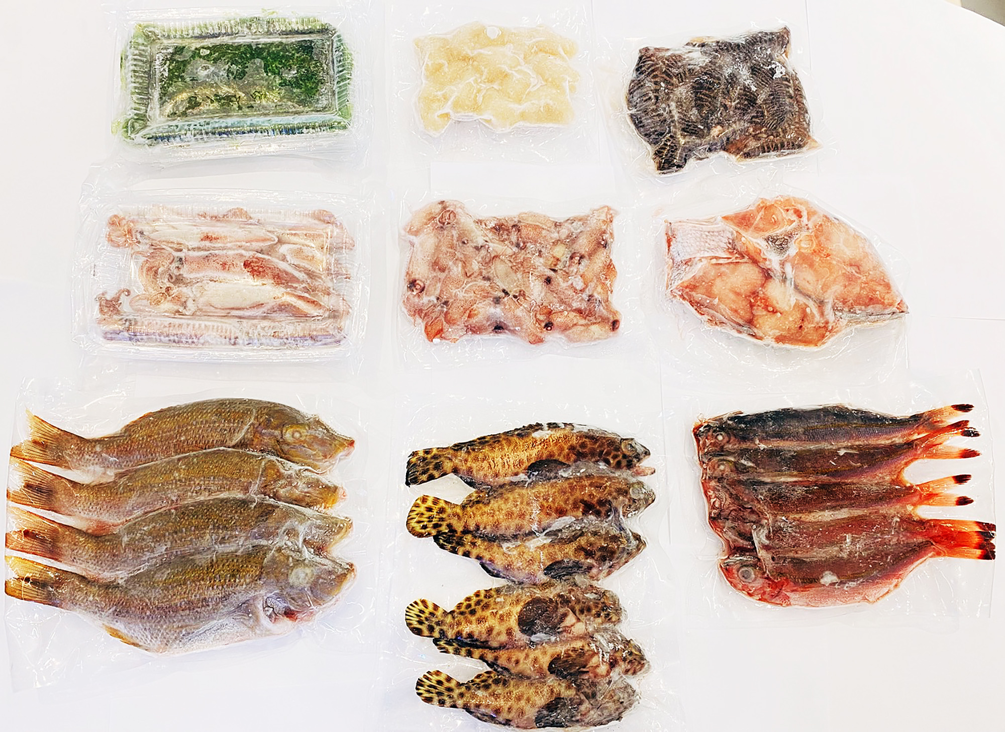 KLOOK攜手澎湖在地店家推出「海鮮防疫箱」，為民眾提供產地直送的冷凍海產到家裡，開箱就可直接烹煮料理。（KLOOK提供）