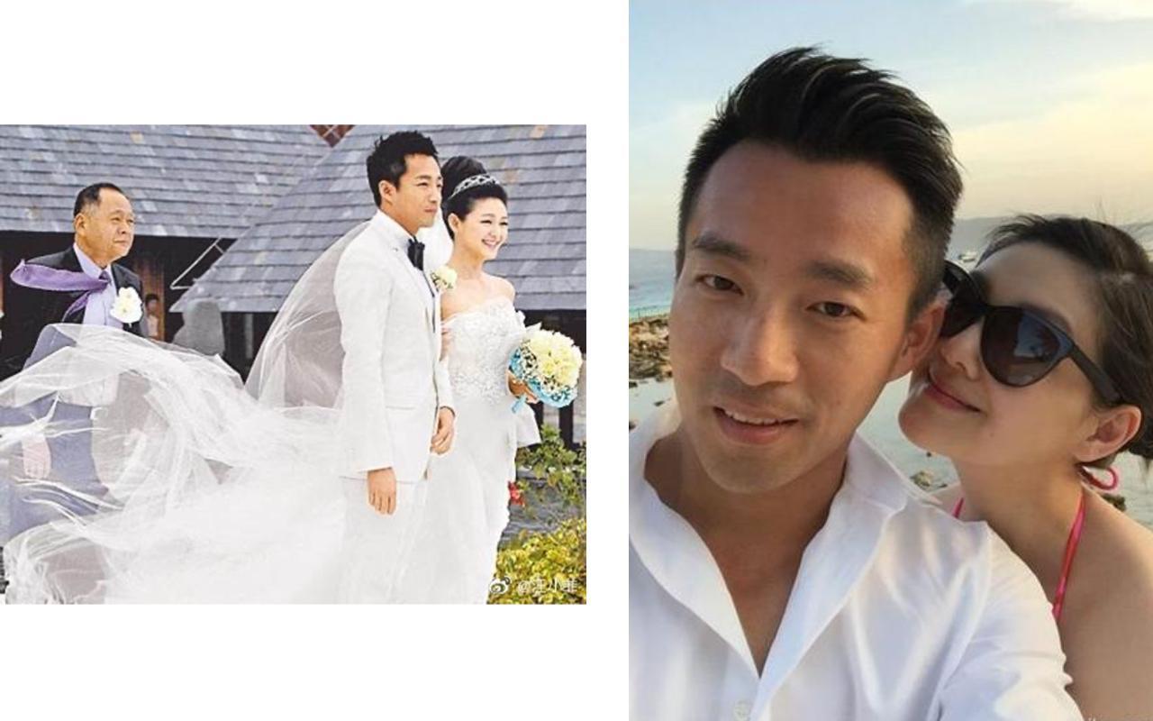 大S與汪小菲2011年3月22日在海南島舉行婚禮,婚後育有一女、一子。(翻攝自汪小菲、大S微博)