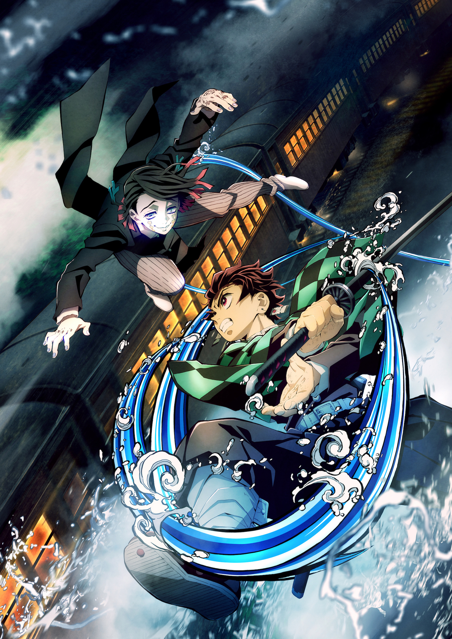 《鬼滅之刃劇場版 無限列車篇》看炭治郎殲滅惡鬼。(CATCHPLAY+提供)