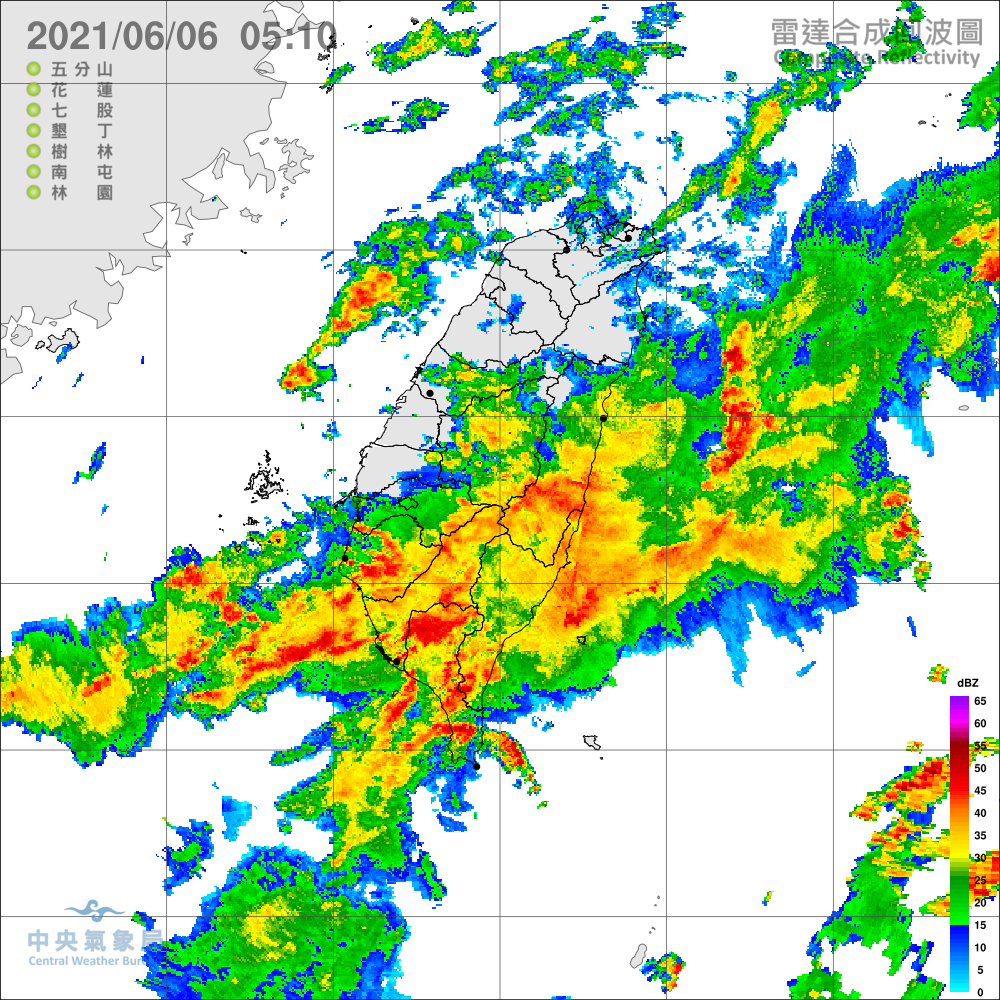 氣象局長鄭明典提醒「這條雨帶很強!」(翻攝自中央氣象局臉書)