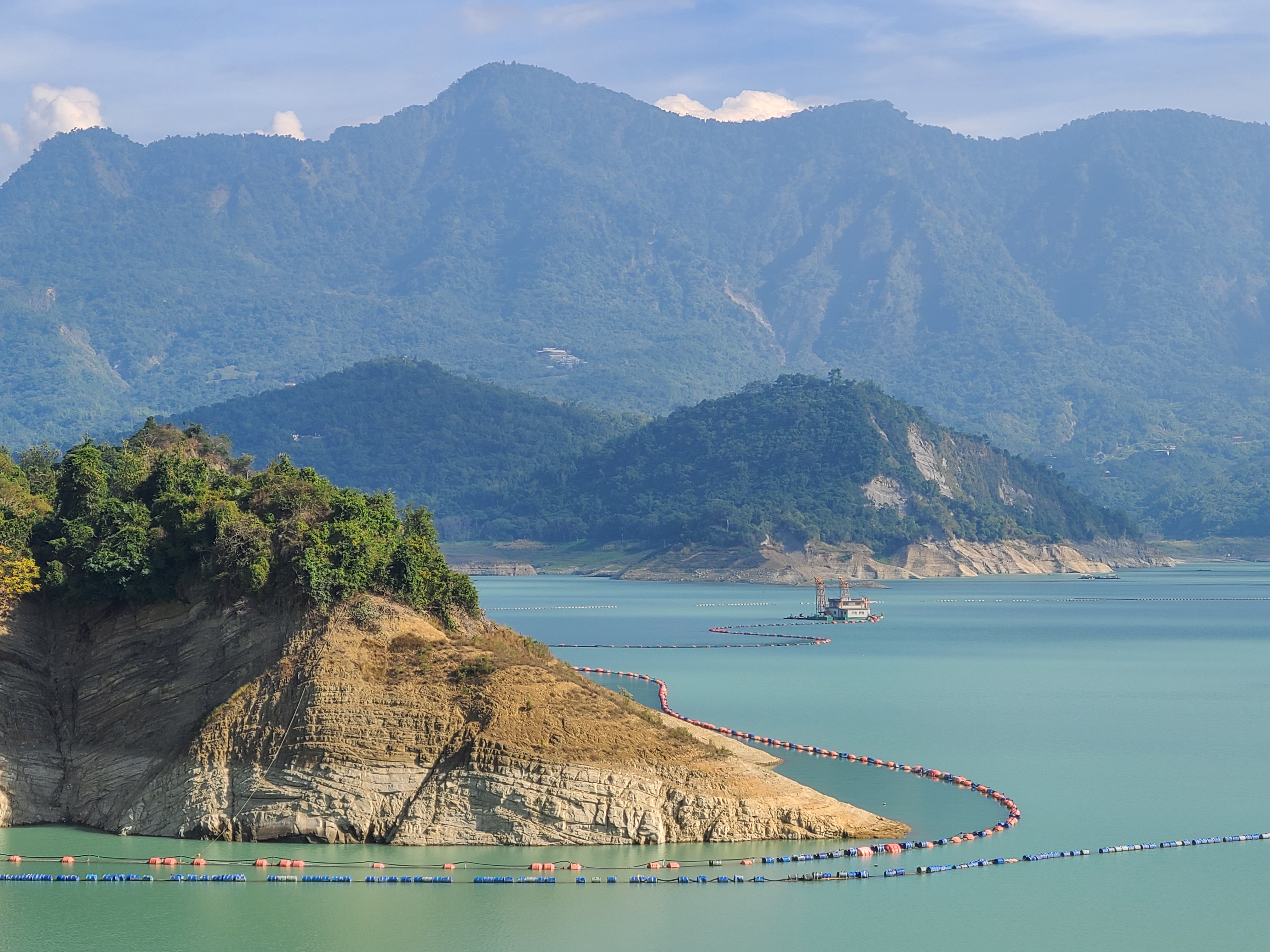 這波大雨，曾文（圖）與烏山頭水庫合計有5,570萬噸雨量入庫，成為全台最大贏家。（資料照）