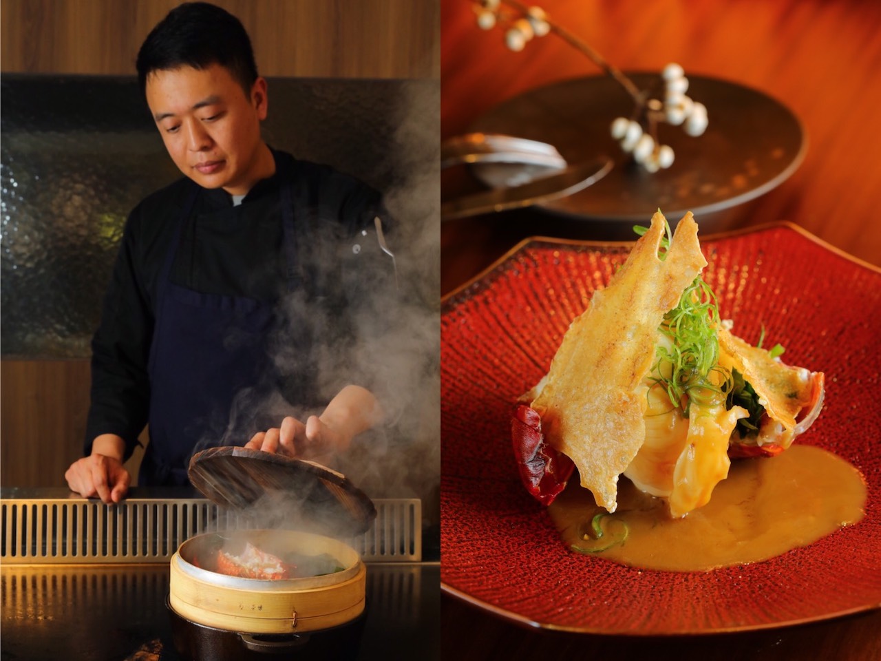 新開的話題鐵板燒餐廳「Will's Teppanyaki」，菜色結合割烹與鐵板燒料理。