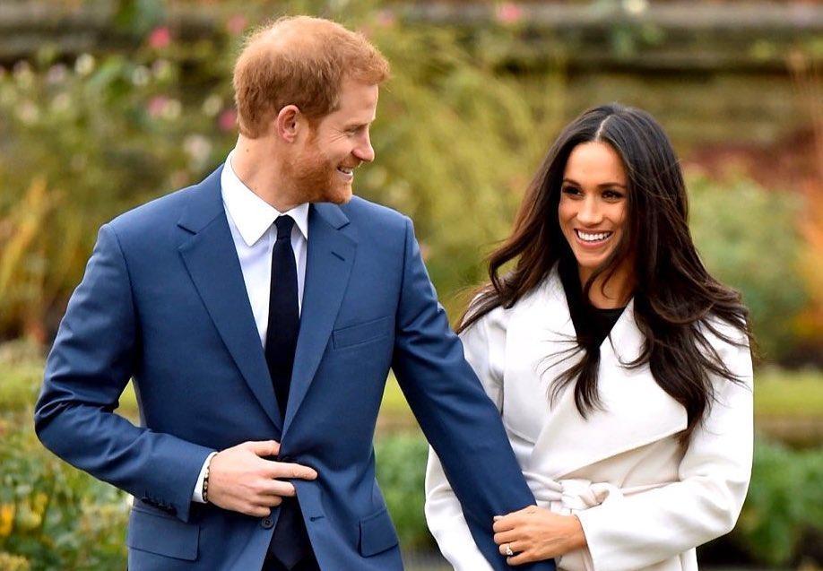 哈利王子(左)與妻子梅根上週五迎來第二胎女兒。(翻攝sussexroyal IG)