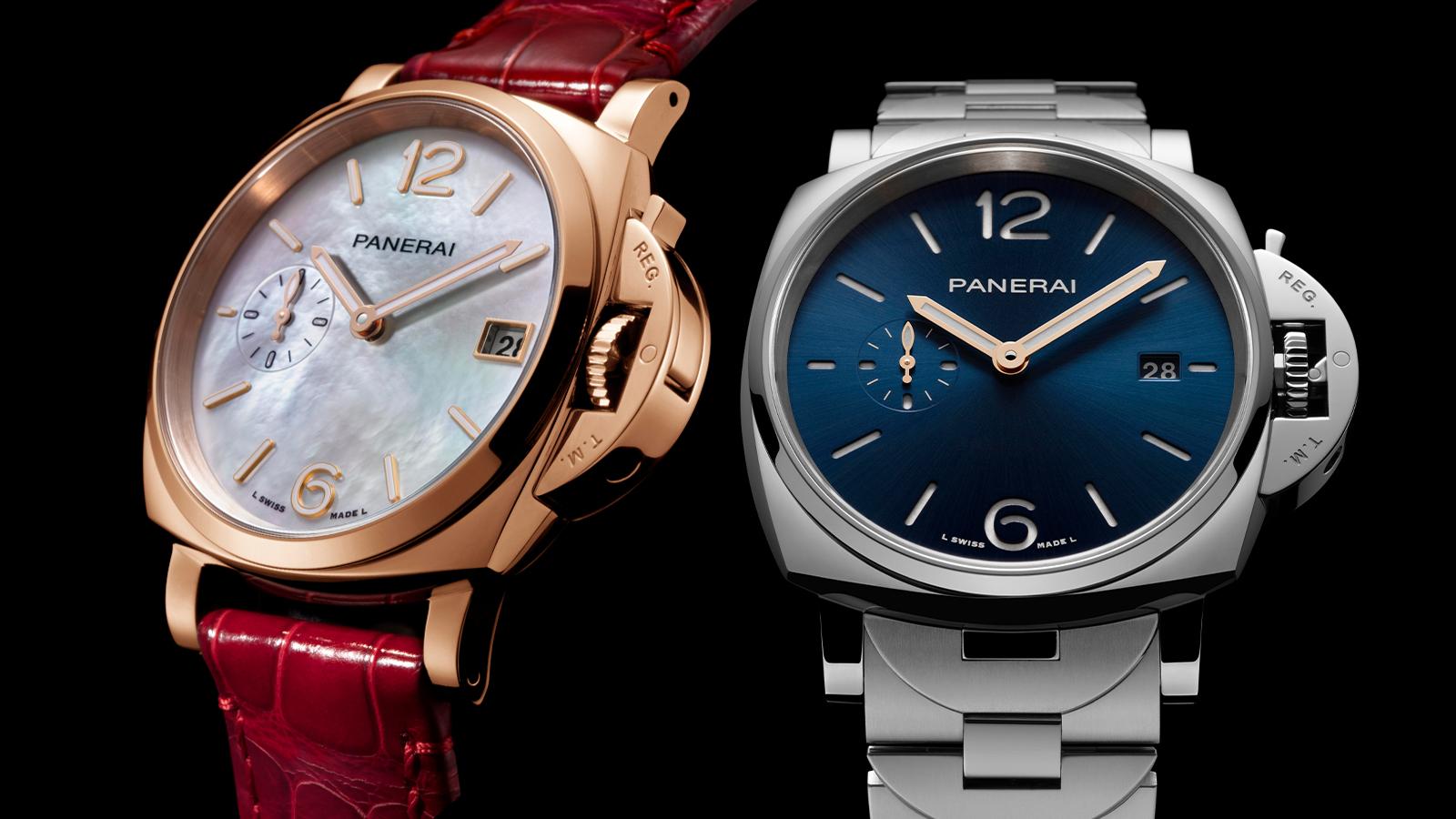 （左至右）PAM01280- 建議售價NT$ 517,000、PAM01124- 建議售價NT$ 226,000