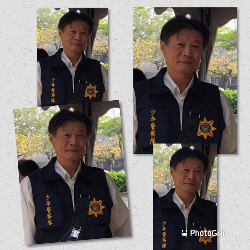 嘉義市警局少年隊小隊長謝政安辦案返途驚傳火燒車身亡。（消防局提供）