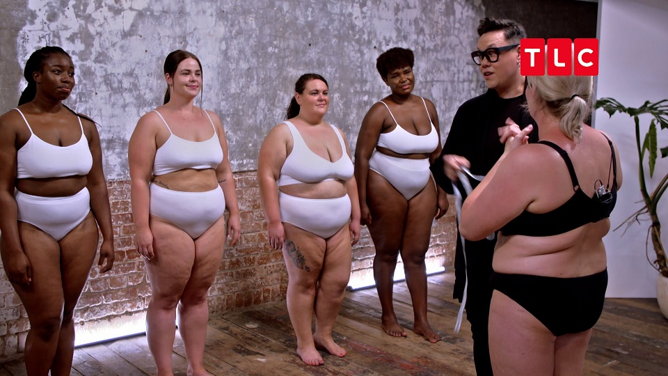 自信胖妹團與節目當事人面對面,一起討論如何發掘自我的美麗。(TLC旅遊生活頻道提供)