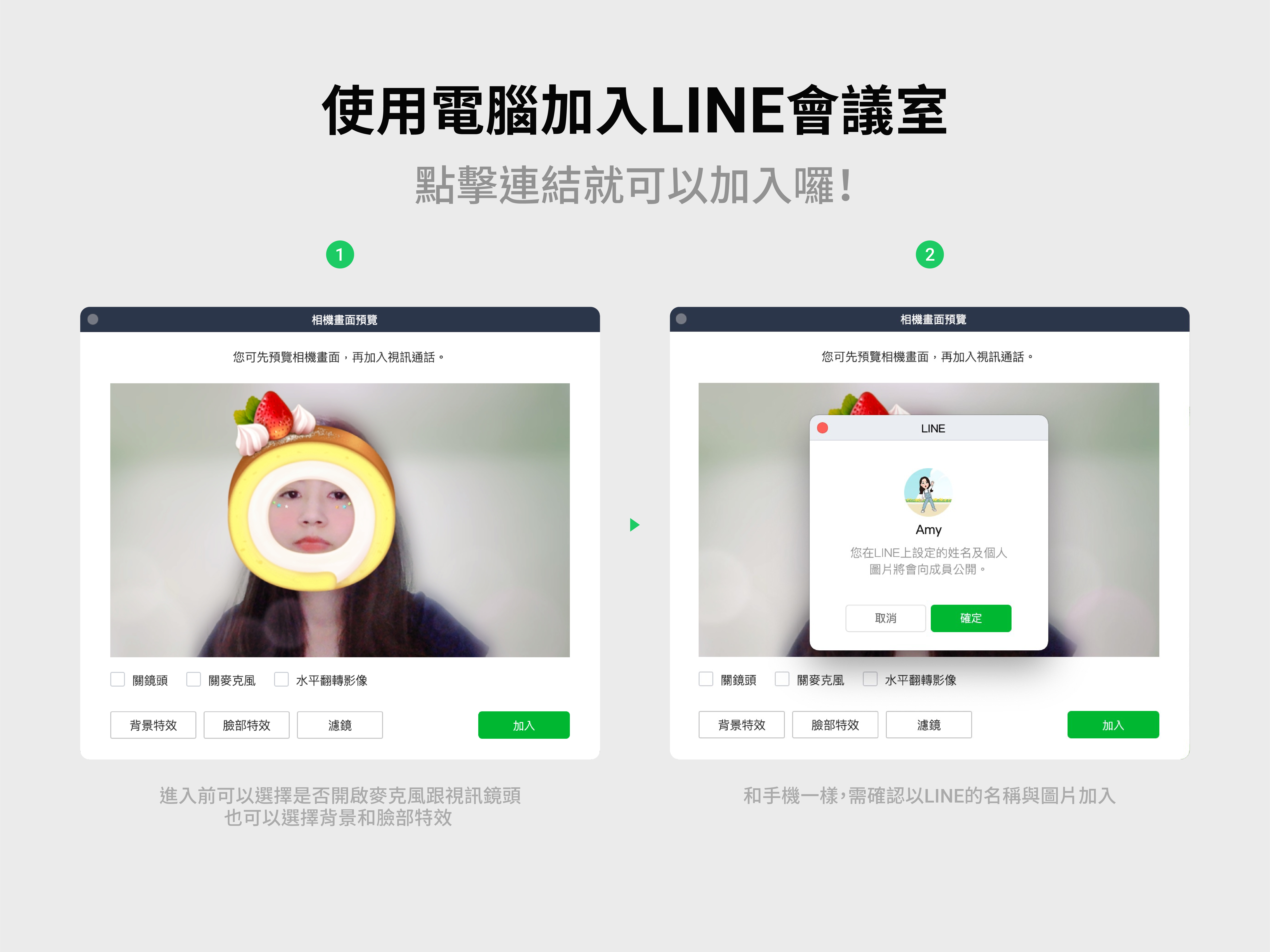 LINE會議室正式登場，可透過連結加入視訊會議。（LINE提供）