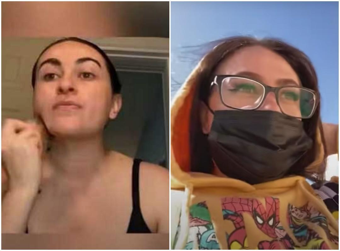 美國德州一名30歲的媽媽喬裝成13歲的女兒去學校上課。(翻攝自Casey Garcia YouTube)