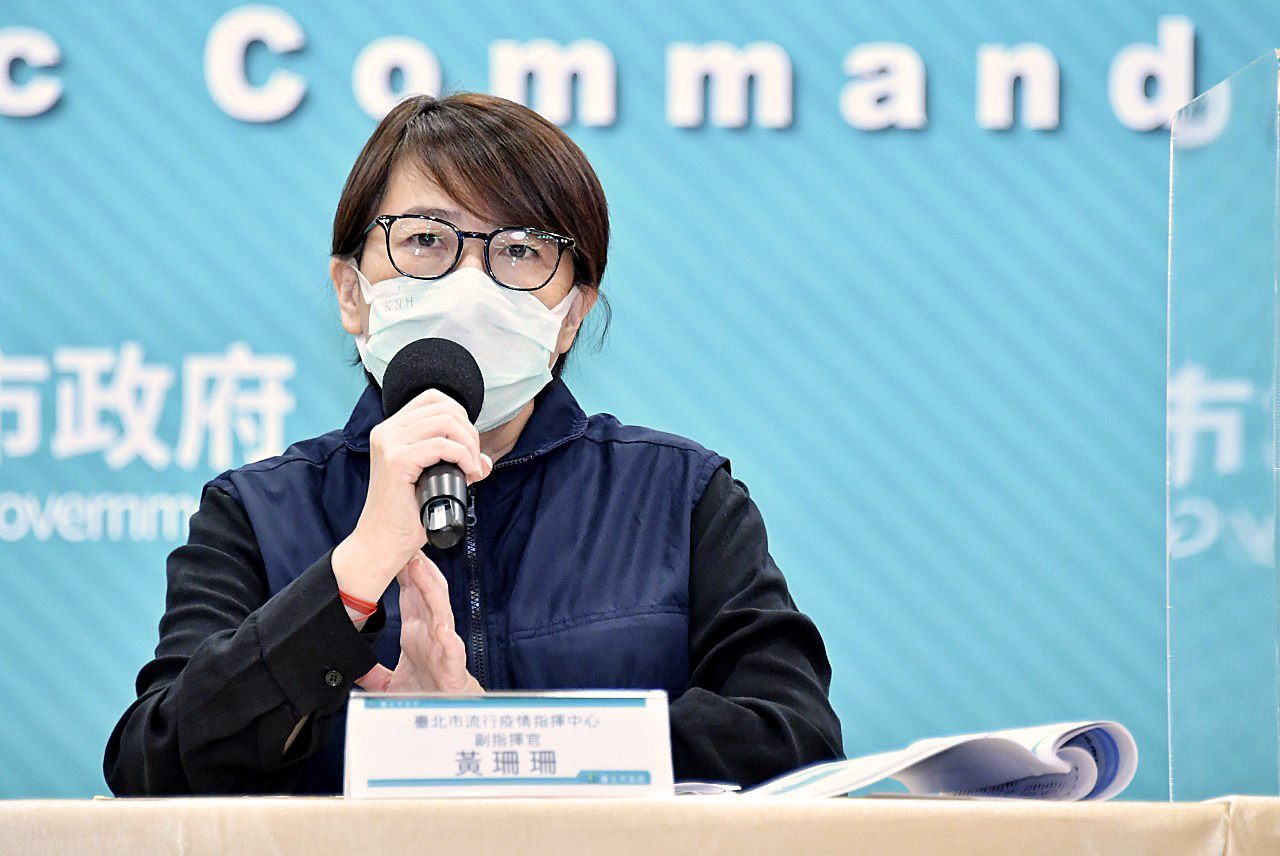 台北副市長黃珊珊指出，昨（7）日快篩機動隊篩檢67人中，2人PCR驗出陽性。（台北市政府提供）