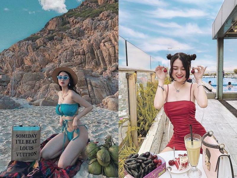 越南一位C咖女演員兼網紅上週被爆出8分鐘性愛短片。（翻攝自thanhnien.vn）