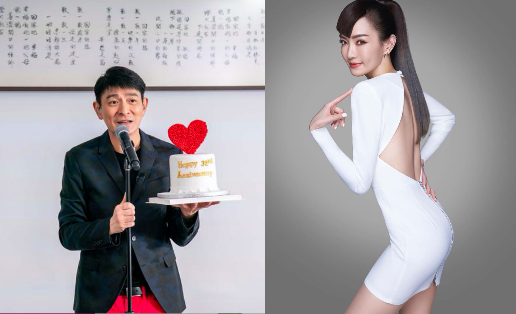 謝金燕透露自己本來要演劉德華的老婆，卻因疫情取消。（台灣映藝、謝金燕IG）