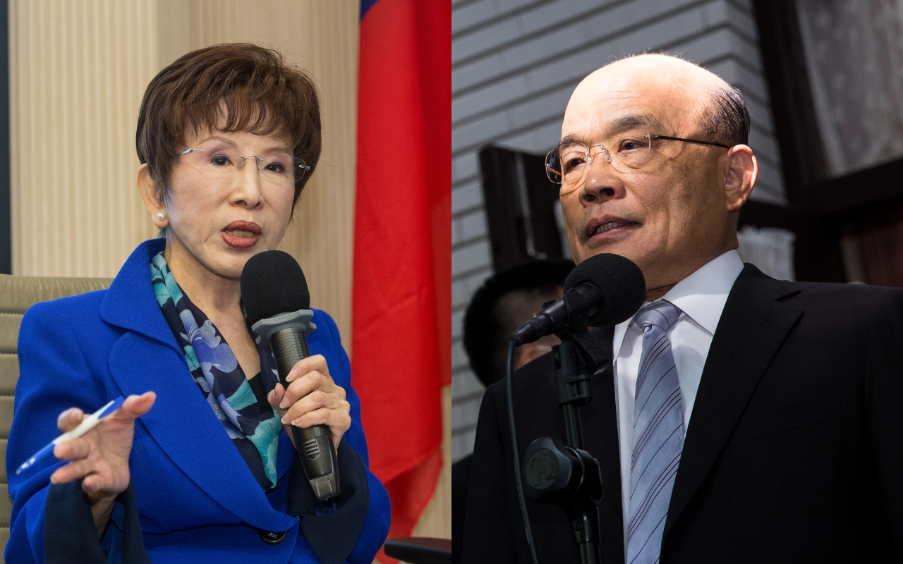 洪秀柱批評蘇貞昌「雞腿比疫苗」說詞。（本刊資料照）