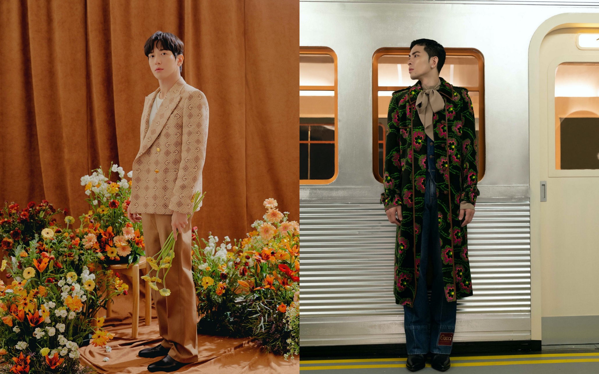 韓星鄭容和與蕭敬騰破天荒合作推出單曲〈禁愛條款〉。(華納唱片提供)