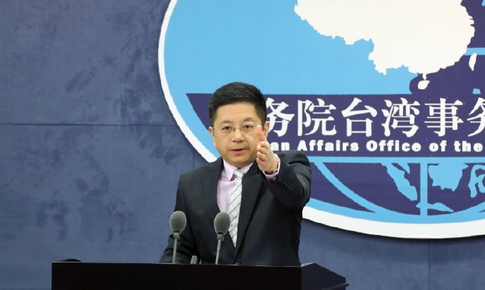 國台辦發言人馬曉光表示，願意盡最大努力提供幫助，協助赴陸台胞接種大陸疫苗。（翻攝自國台辦微博）