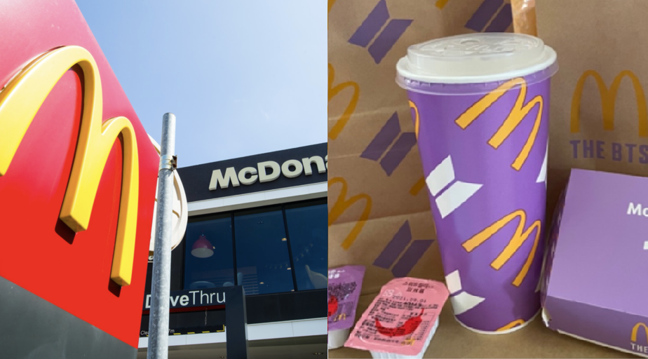 麥當勞和韓國偶像團體防彈少年團推出「BTS Meal」聯名套餐。（本刊資料照）